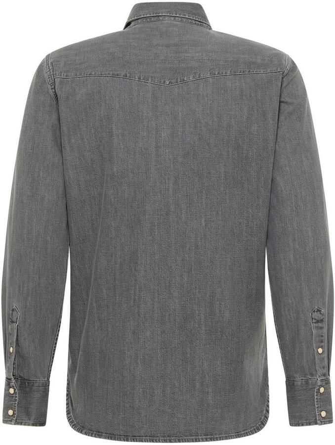 Mustang Overhemd met lange mouwen Heren stijl Duver