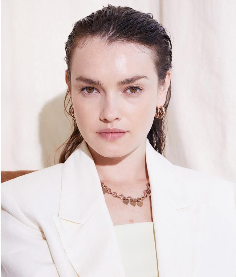 Mustang Paar creolen Sieraad Geschenk Roestvrijstalen Oorbellen Moderne Lijnen - Foto 3