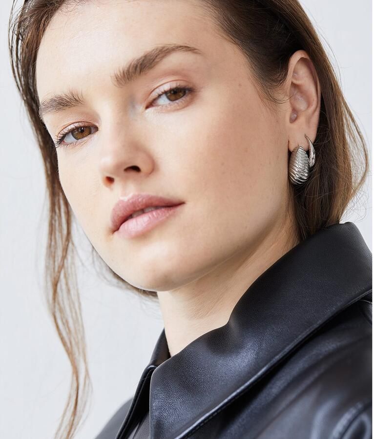 Mustang Paar creolen Sieraad Geschenk Roestvrijstalen Oorbellen The Classy Drop - Foto 3