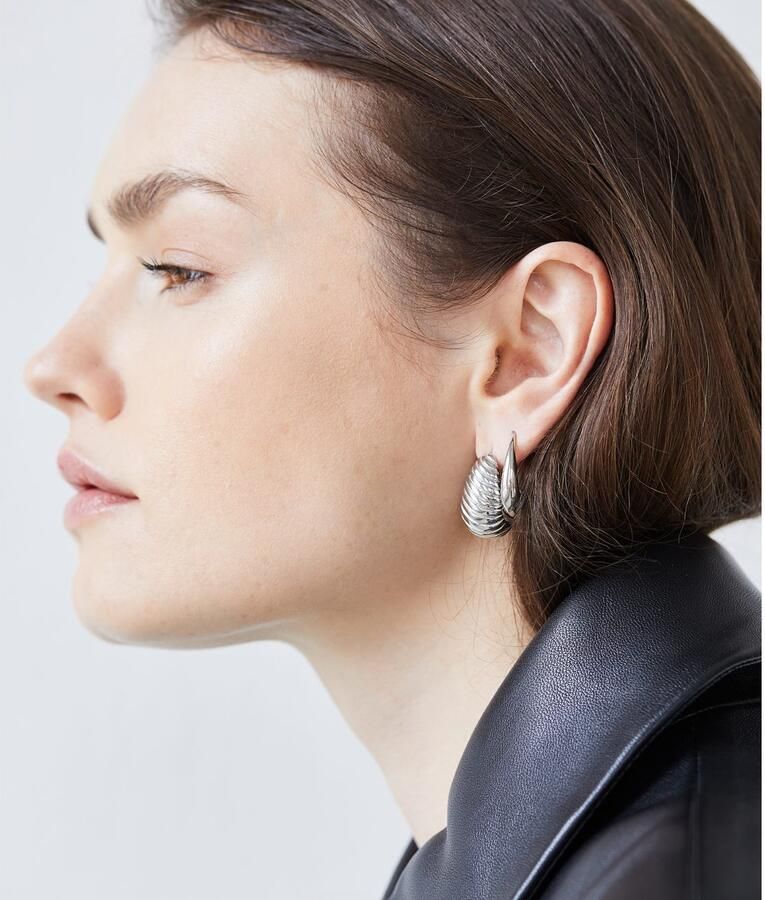 Mustang Paar creolen Sieraad Geschenk Roestvrijstalen Oorbellen The Classy Drop - Foto 4