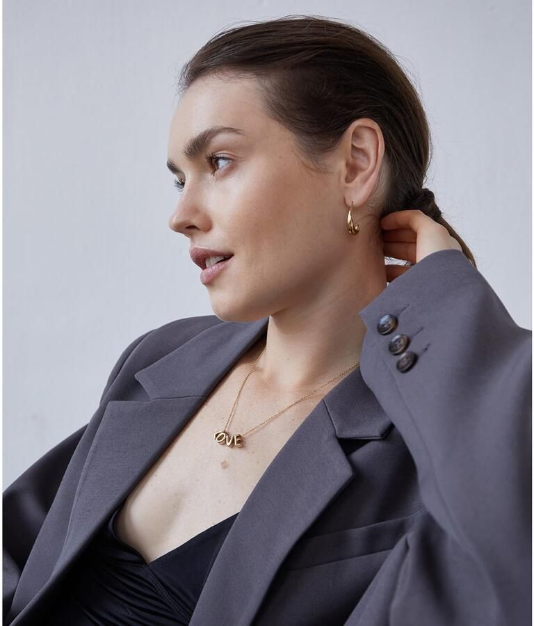 Mustang Paar creolen Sieraad Geschenk Roestvrijstalen Oorbellen The Classy Drop - Foto 2