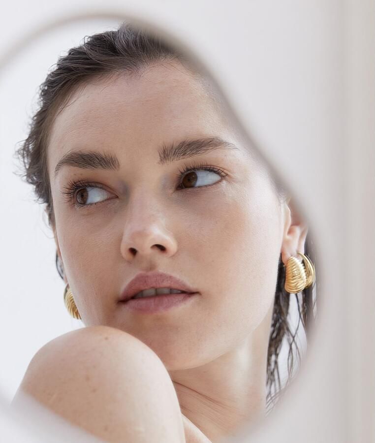 Mustang Paar creolen Sieraad Geschenk Roestvrijstalen Oorbellen The Classy Drop - Foto 3