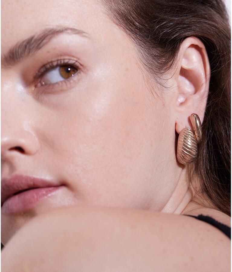 Mustang Paar creolen Sieraad Geschenk Roestvrijstalen Oorbellen The Modern Basic - Foto 2