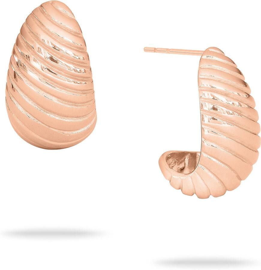 Mustang Paar creolen Sieraad Geschenk Roestvrijstalen Oorbellen The Organic Drop - Foto 2