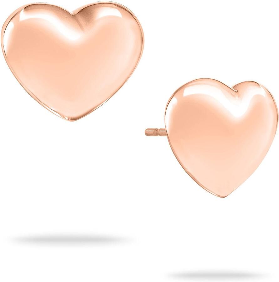 Mustang Paar oorstekers Sieraad Geschenk Roestvrijstalen Oorbellen Puffy Heart Hart - Foto 6