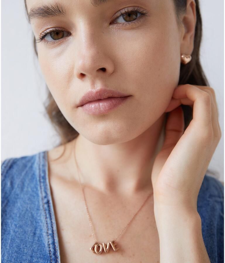 Mustang Paar oorstekers Sieraad Geschenk Roestvrijstalen Oorbellen Puffy Heart Hart - Foto 4