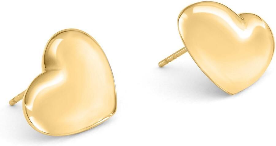 Mustang Paar oorstekers Sieraad Geschenk Roestvrijstalen Oorbellen Puffy Heart Hart - Foto 7