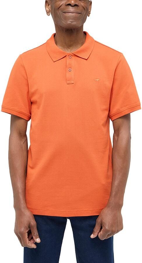 Mustang Poloshirt Style Palco met logoborduursel - Foto 3