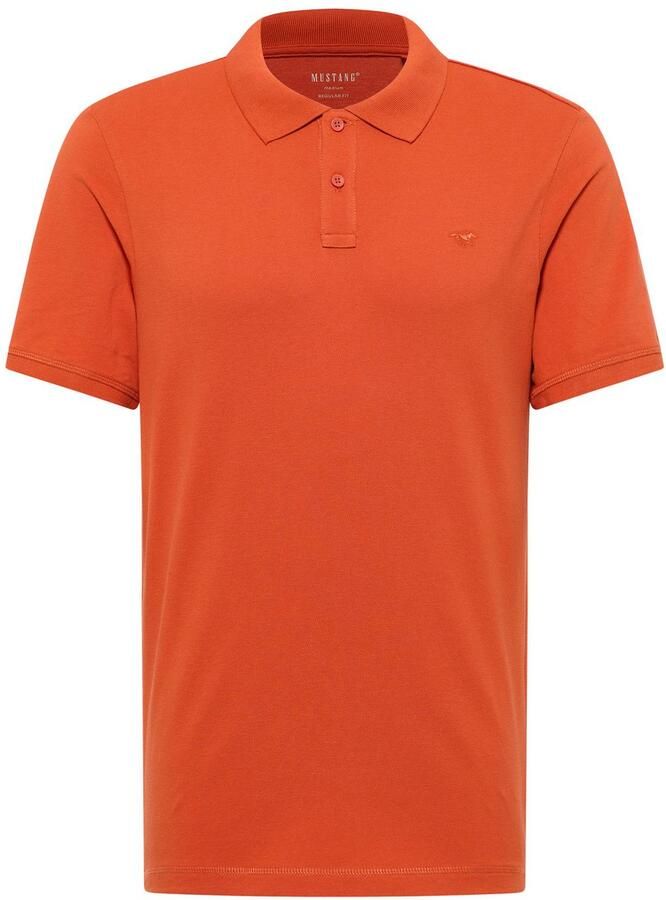 Mustang Poloshirt Style Palco met logoborduursel