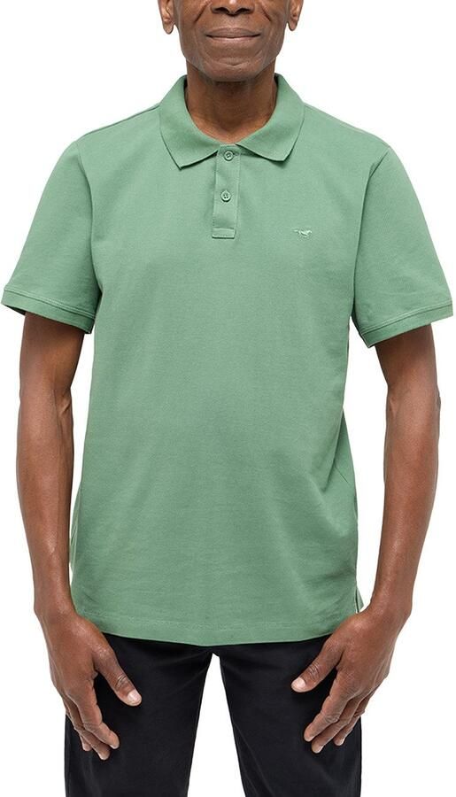 Mustang Poloshirt Style Palco met logoborduursel - Foto 3