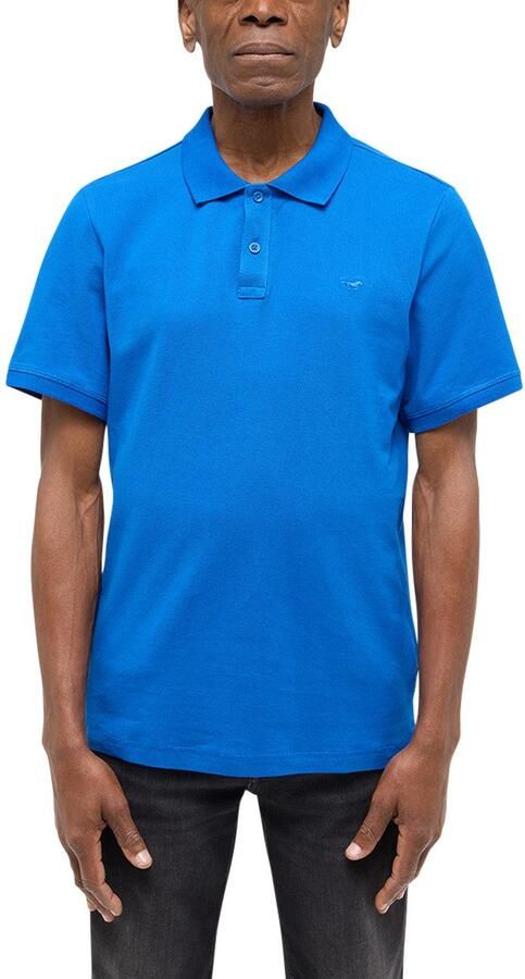 Mustang Poloshirt Style Palco met logoborduursel - Foto 2