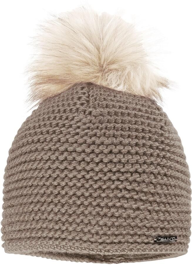 Mustang Pomponmuts Grof breisel effen gevoerd - Foto 3