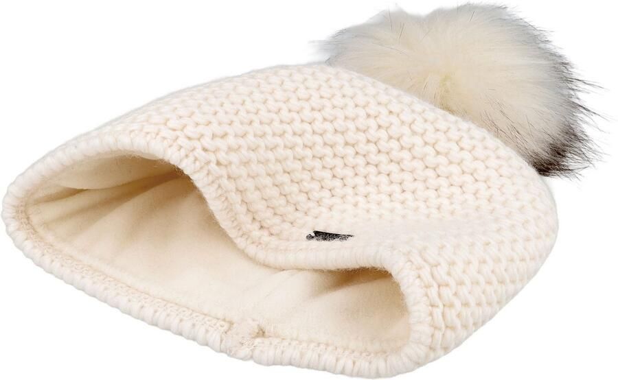 Mustang Pomponmuts Grof breisel effen gevoerd