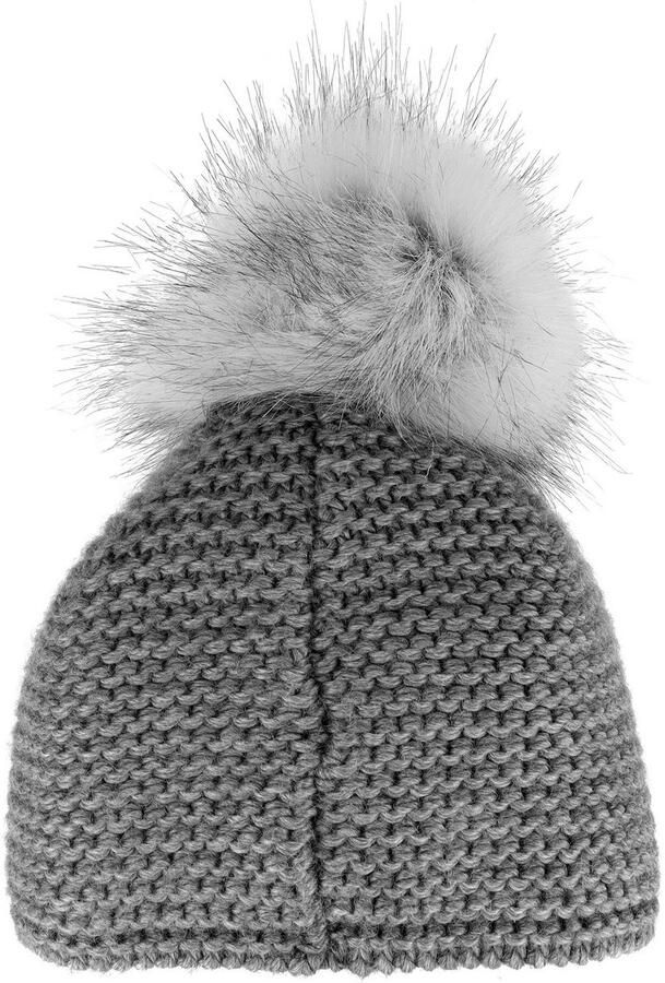 Mustang Pomponmuts Grof breisel effen gevoerd - Foto 2