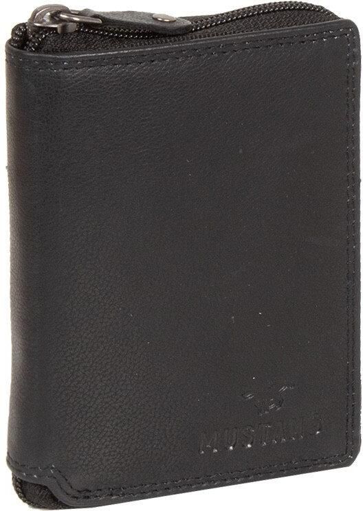 Mustang Portemonnee UDINE heren portemonnee met logo-opdruk en used look - Foto 8