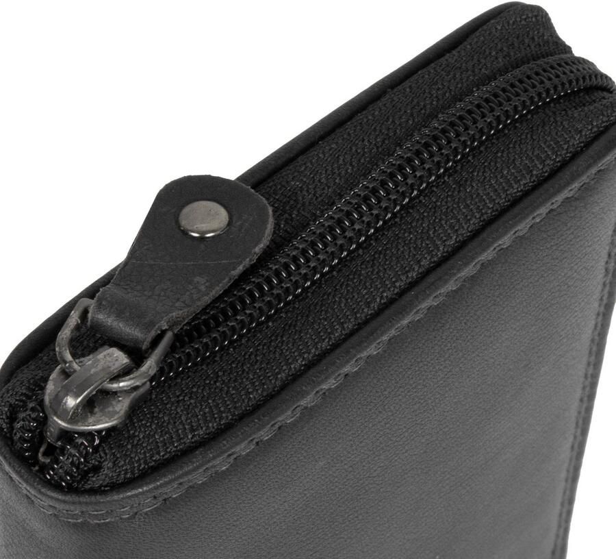 Mustang Portemonnee UDINE heren portemonnee met logo-opdruk en used look - Foto 4