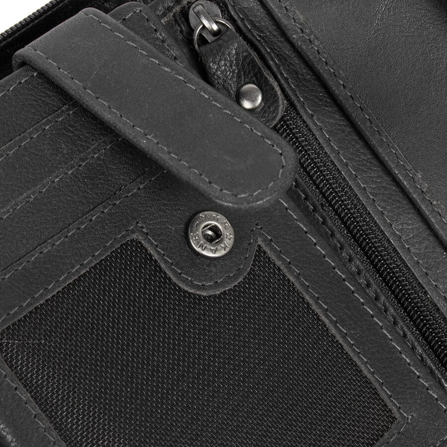 Mustang Portemonnee UDINE heren portemonnee met logo-opdruk en used look