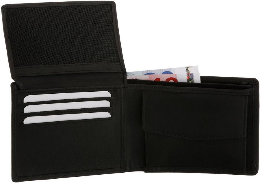 Mustang Portemonnee Udine leather wallet side opening - Foto 2