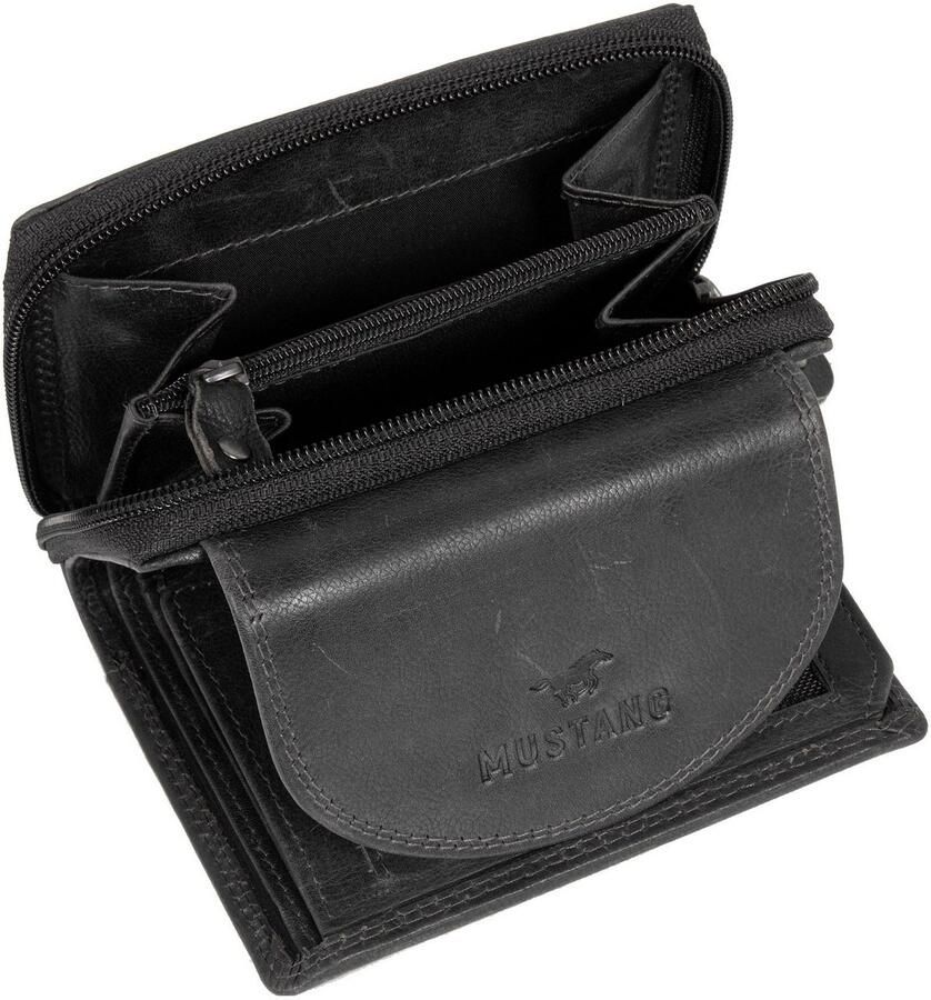 Mustang Portemonnee Udine leather wallet top opening