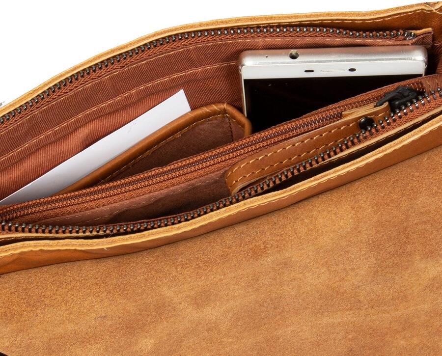 Mustang Schoudertas San Marino heren schoudertas businessbag met studs en logo - Foto 6