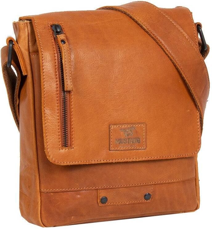 Mustang Schoudertas San Marino heren schoudertas businessbag met studs en logo - Foto 7