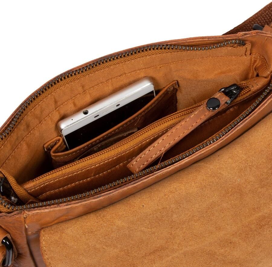 Mustang Schoudertas Valencia met ritsvak achter - Foto 2