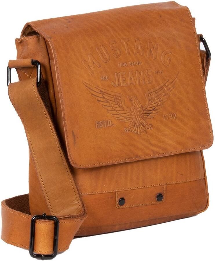 Mustang Schoudertas Valencia met ritsvak achter - Foto 5