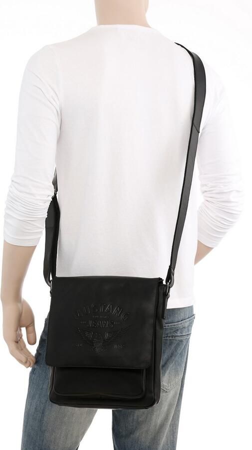 Mustang Schoudertas Valencia met talrijke vakken - Foto 7