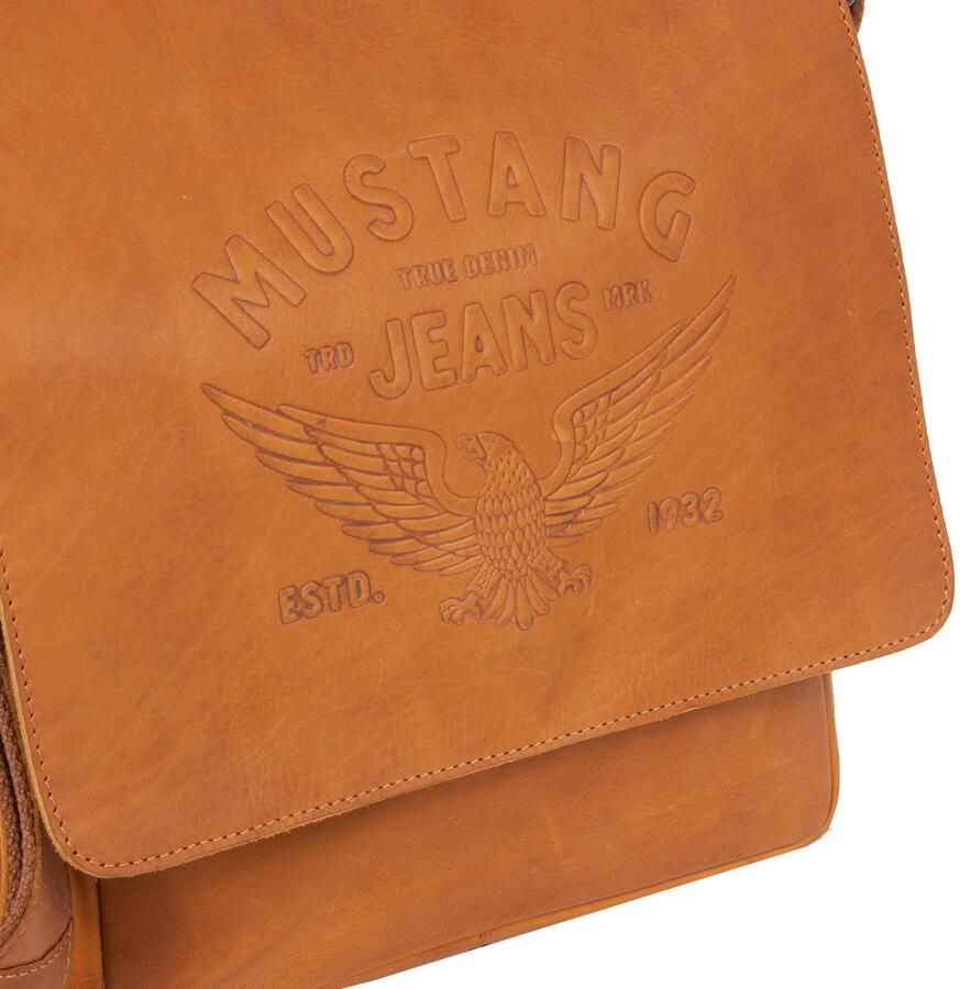 Mustang Schoudertas Valencia met talrijke vakken - Foto 3