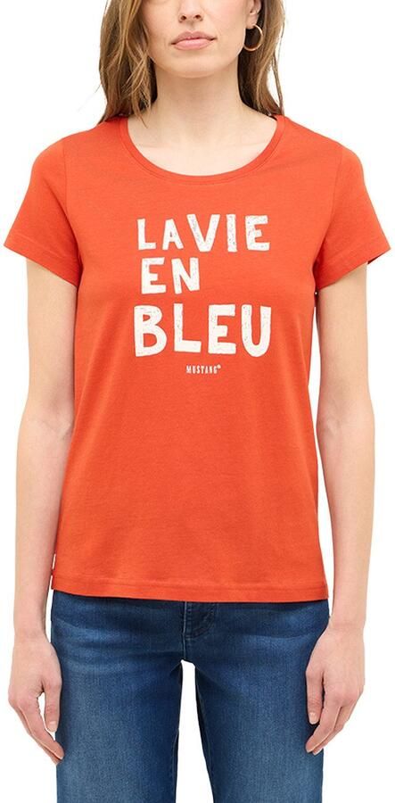 Mustang Shirt met korte mouwen Dames stijl Alma - Foto 2