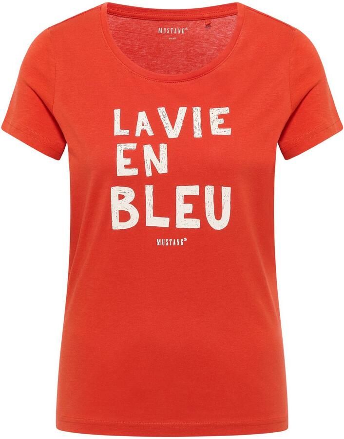 Mustang Shirt met korte mouwen Dames stijl Alma