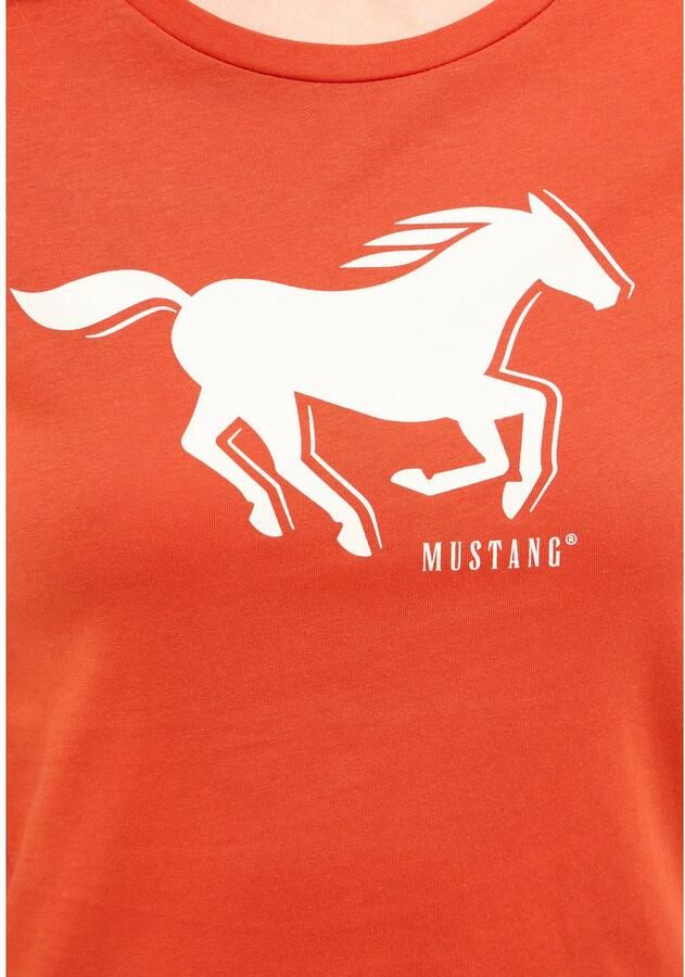 Mustang Shirt met korte mouwen Dames stijl Loa