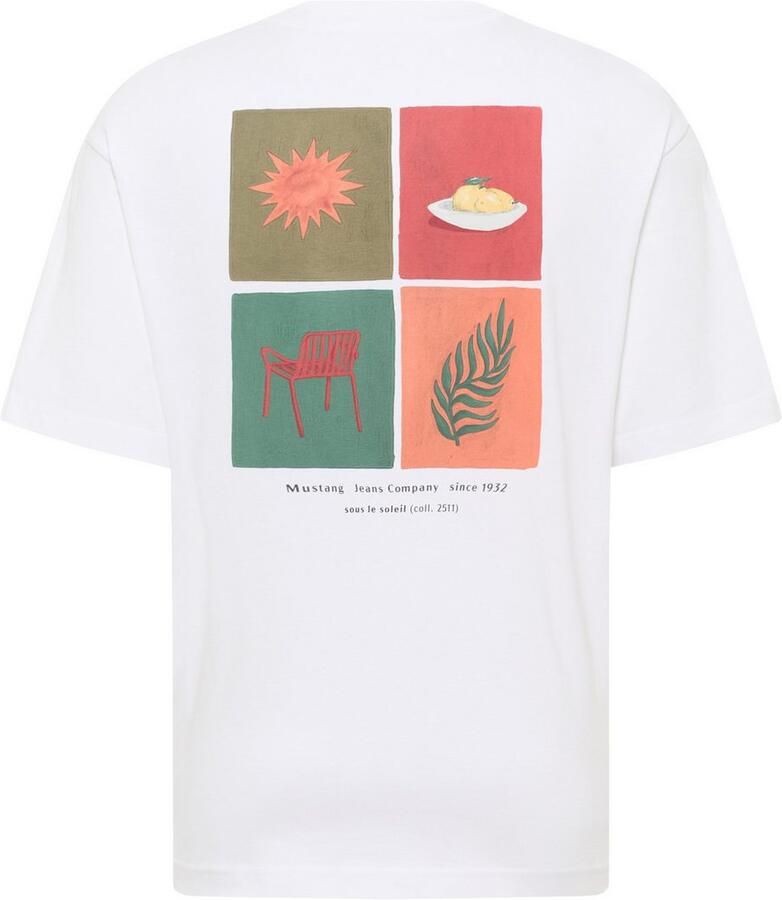 Mustang Shirt met korte mouwen Heren stijl Akron