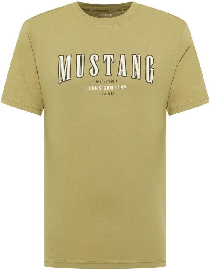 Mustang Shirt met korte mouwen Style Austin met logoprint