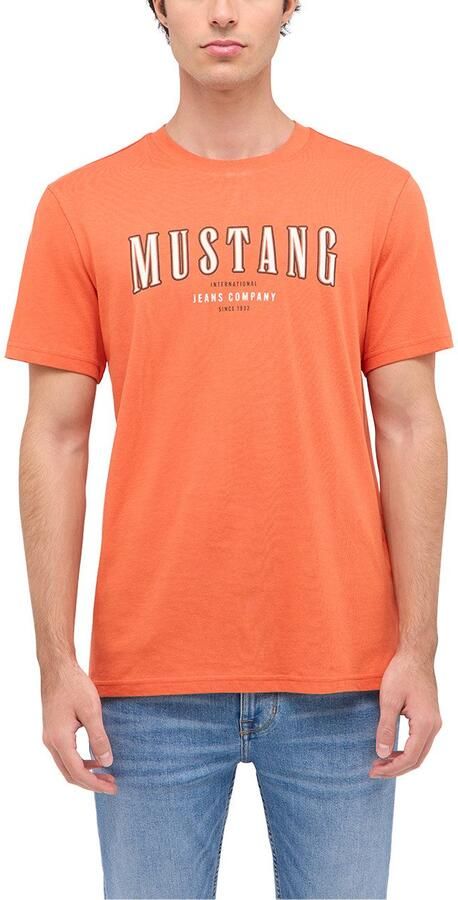 Mustang Shirt met korte mouwen Style Austin met logoprint - Foto 3
