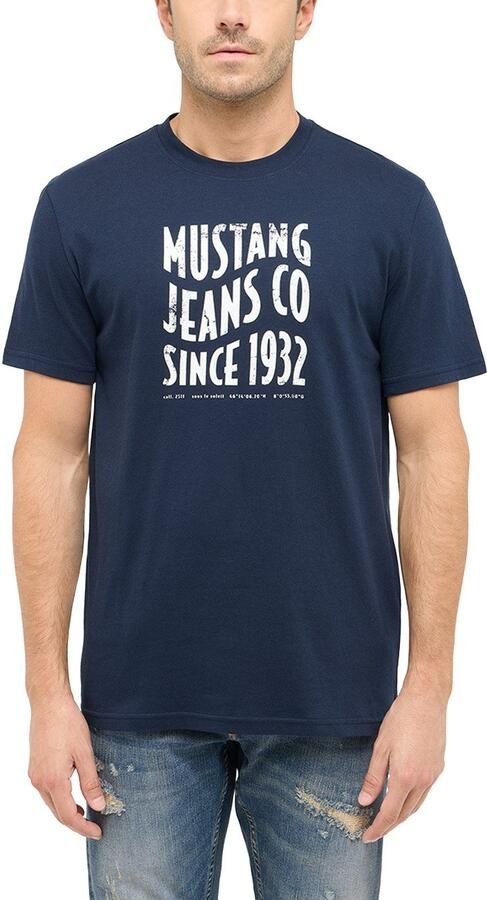 Mustang Shirt met korte mouwen Style Austin met logoprint - Foto 3