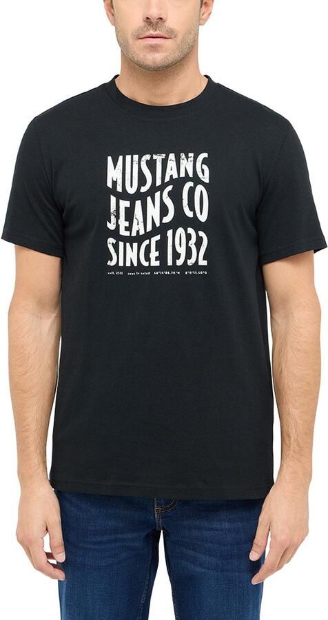 Mustang Shirt met korte mouwen Style Austin met logoprint - Foto 3