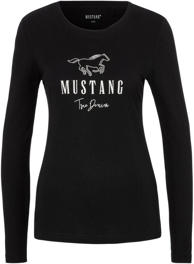 Mustang Shirt met lange mouwen Slim fit