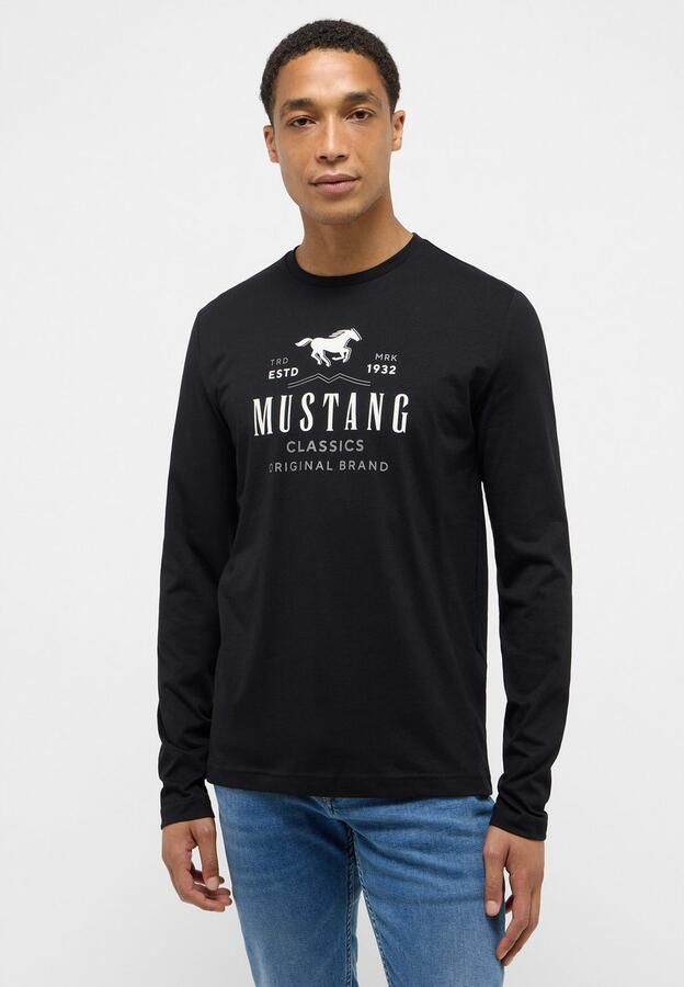 Mustang Shirt met lange mouwen Style Adrian - Foto 3