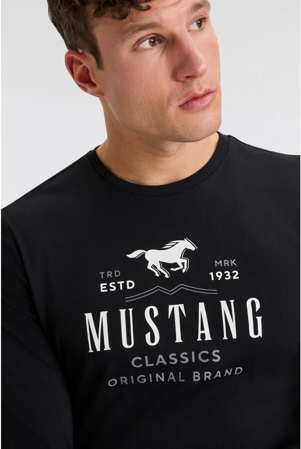 Mustang Shirt met lange mouwen Style Adrian - Foto 6