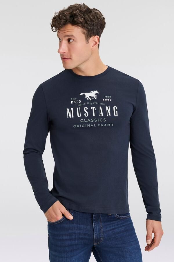 Mustang Shirt met lange mouwen Style Adrian - Foto 7
