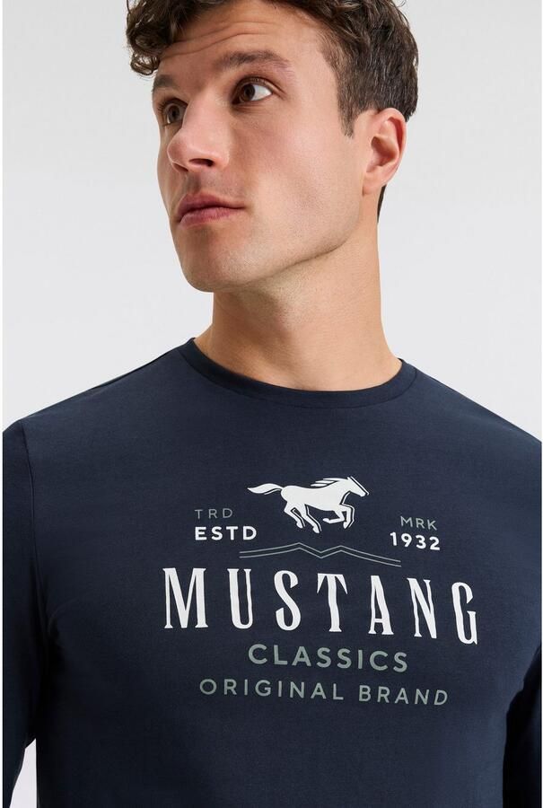 Mustang Shirt met lange mouwen Style Adrian - Foto 5
