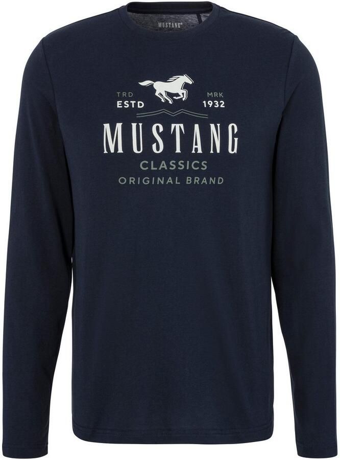 Mustang Shirt met lange mouwen Style Adrian