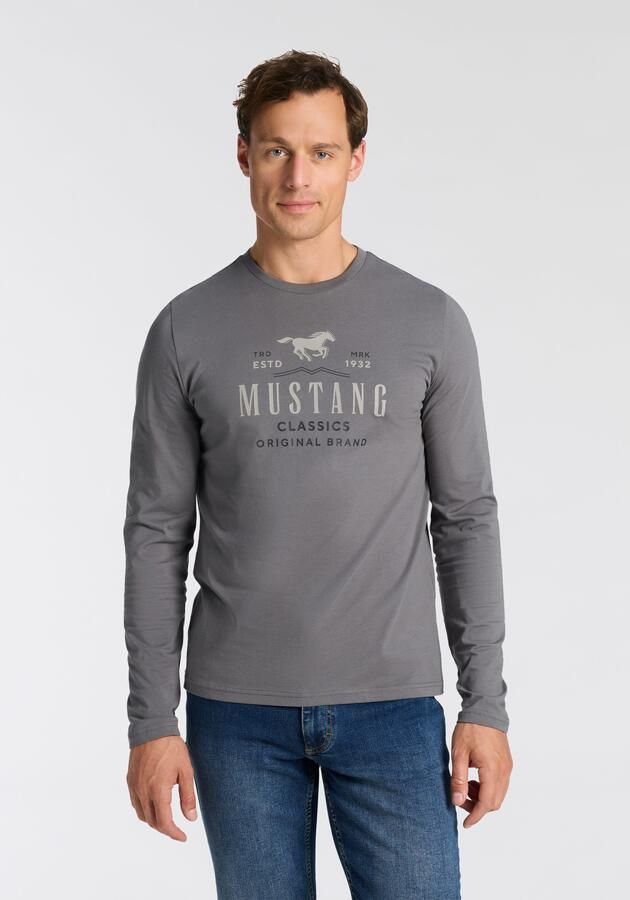 Mustang Shirt met lange mouwen Style Adrian - Foto 4