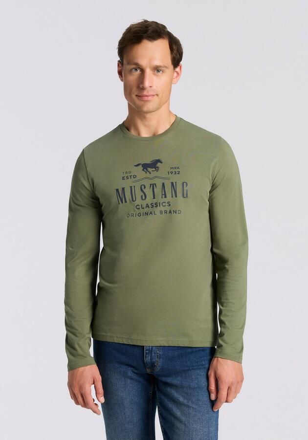 Mustang Shirt met lange mouwen Style Adrian - Foto 2
