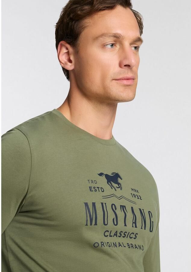 Mustang Shirt met lange mouwen Style Adrian