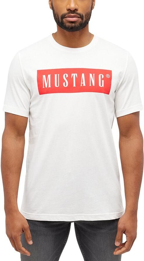 Mustang Austin Korte Mouw Shirt White Heren - Foto 4
