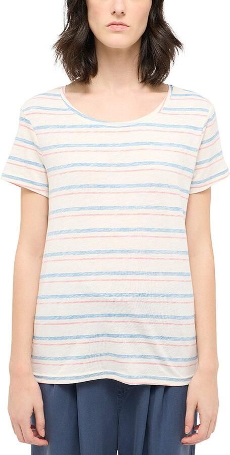 Mustang Shirt met print Style Alma in streep-look - Foto 3