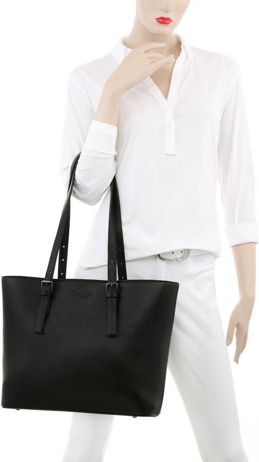 Mustang Shopper Big Smith Black Handtas draagtas - Foto 4