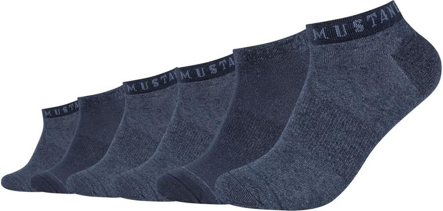 Mustang Sneakersokken Casual met zacht materiaalmix (6 paar) - Foto 4